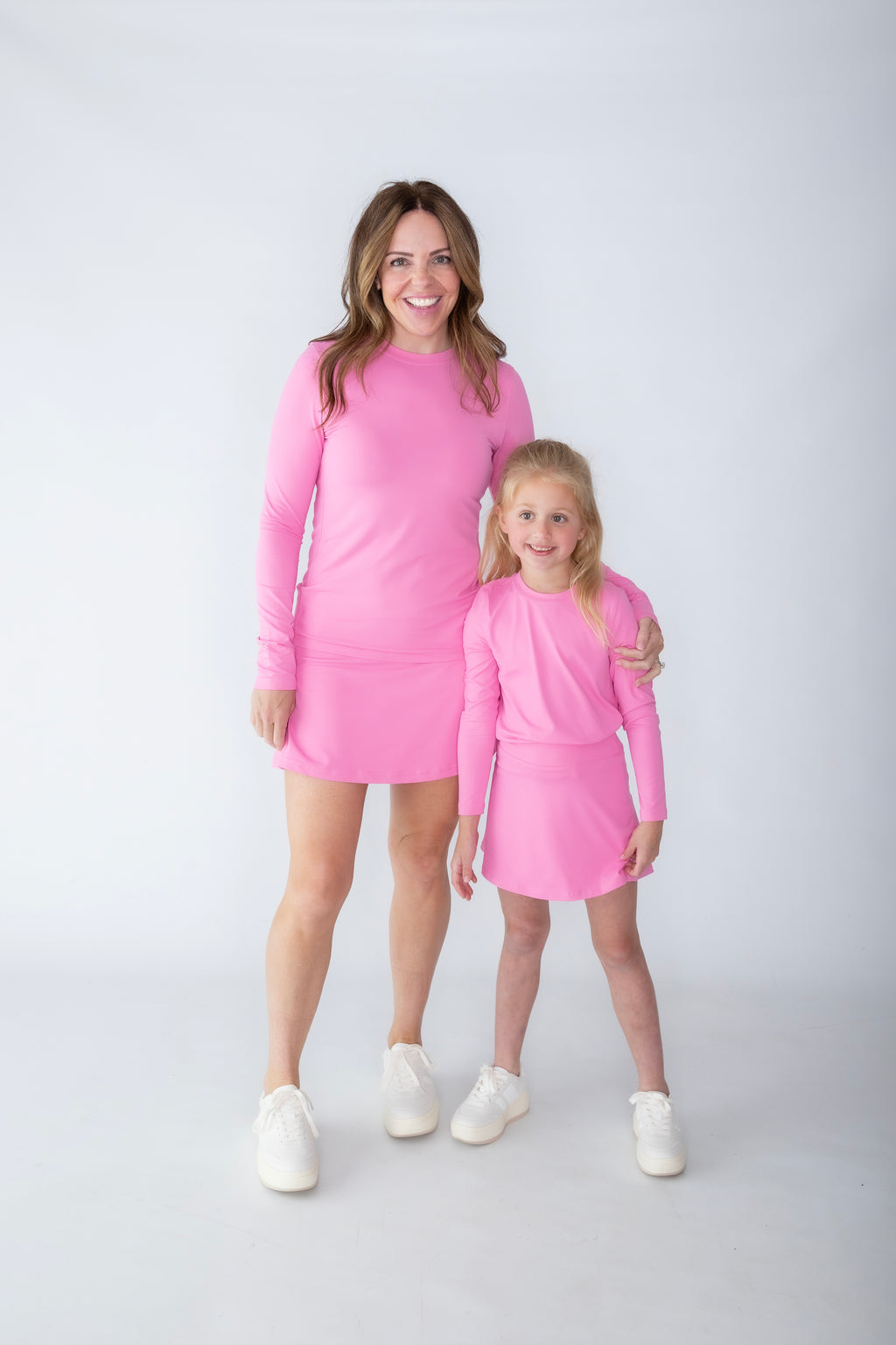 girls long sleeve pink