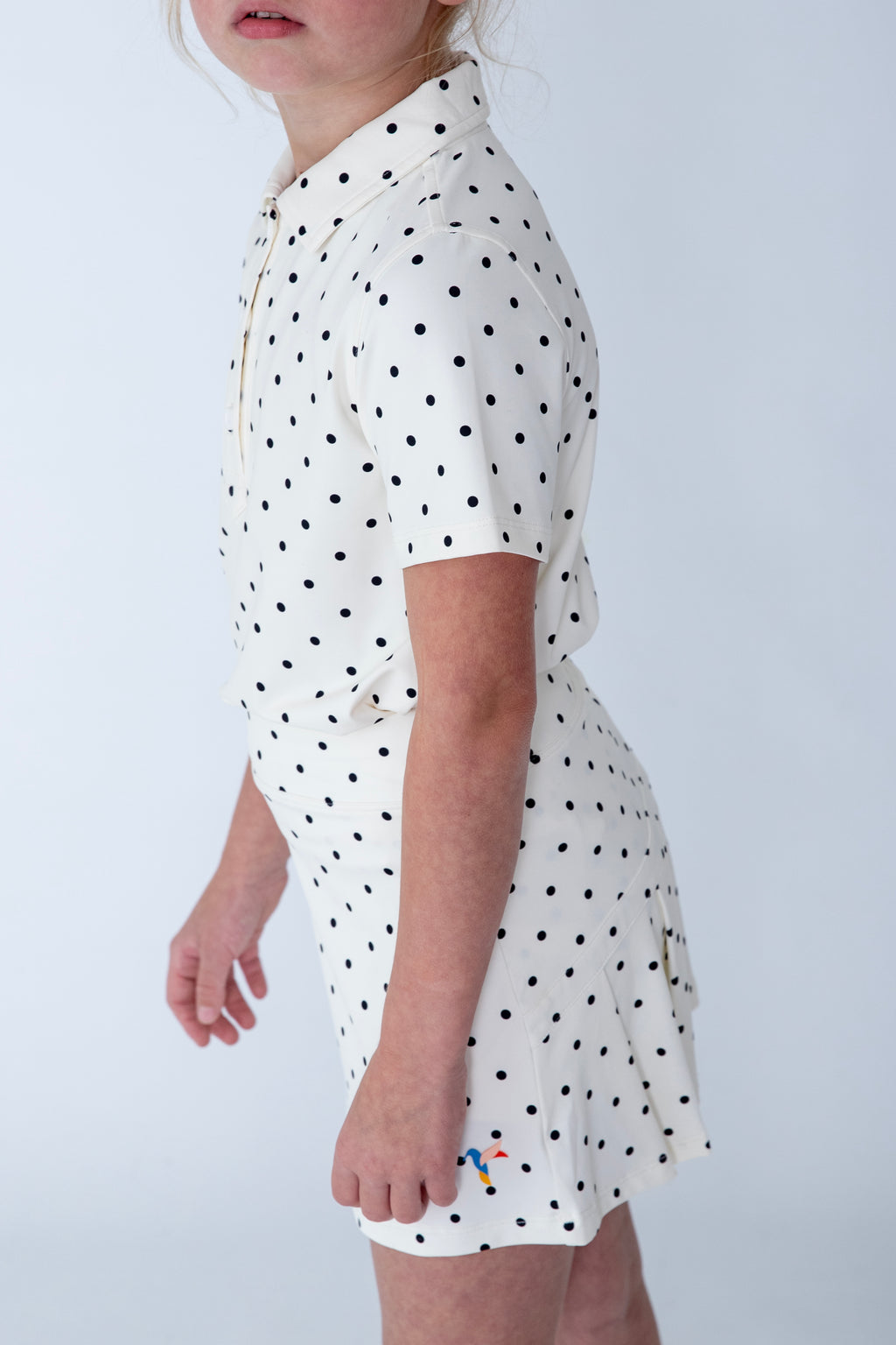 Girls short sleeve dot