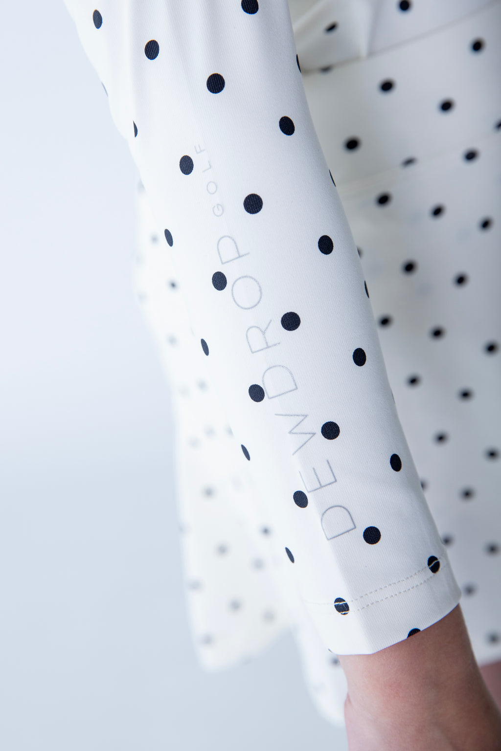 girls long sleeve dot detail
