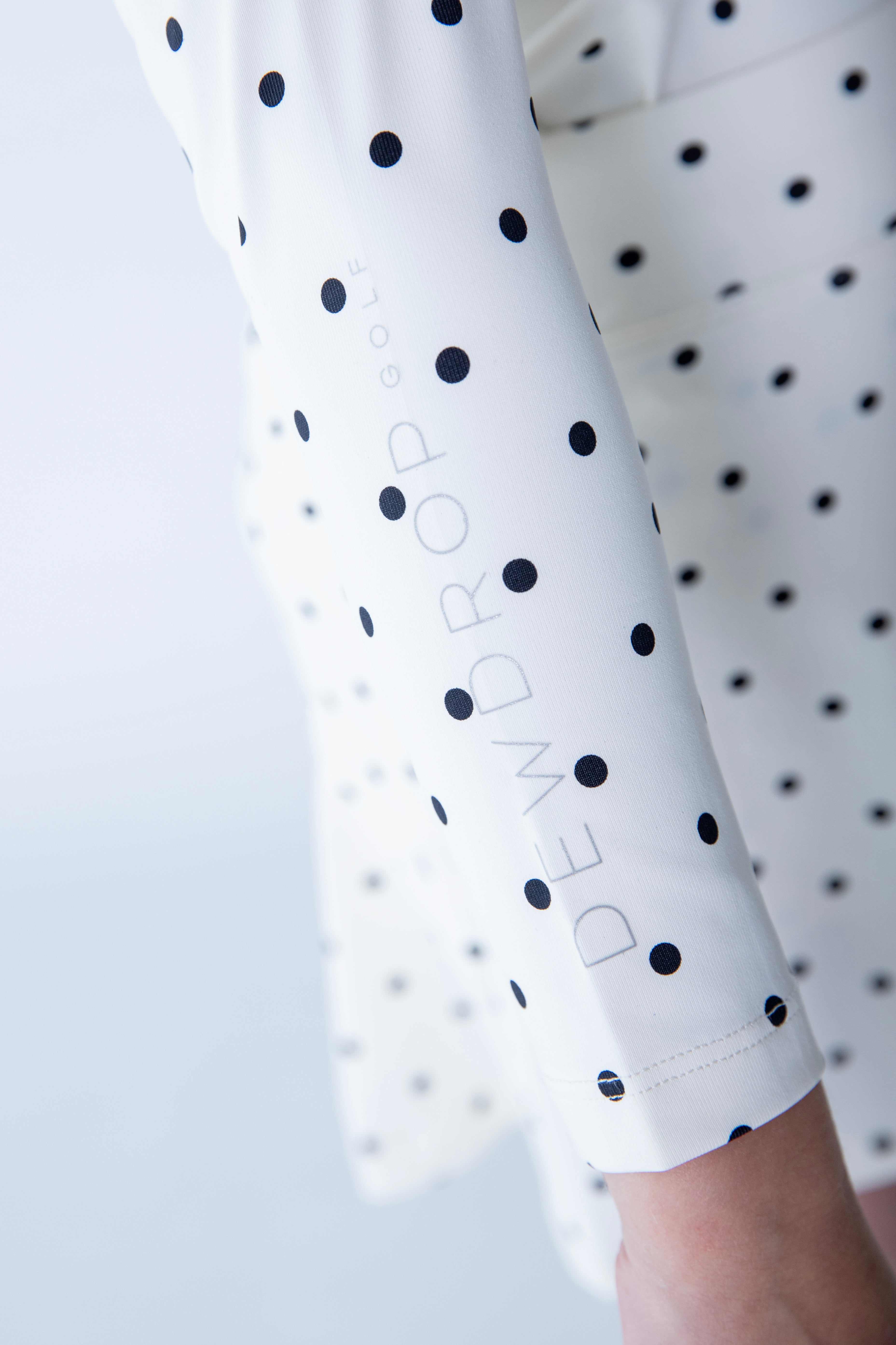 girls long sleeve dot detail