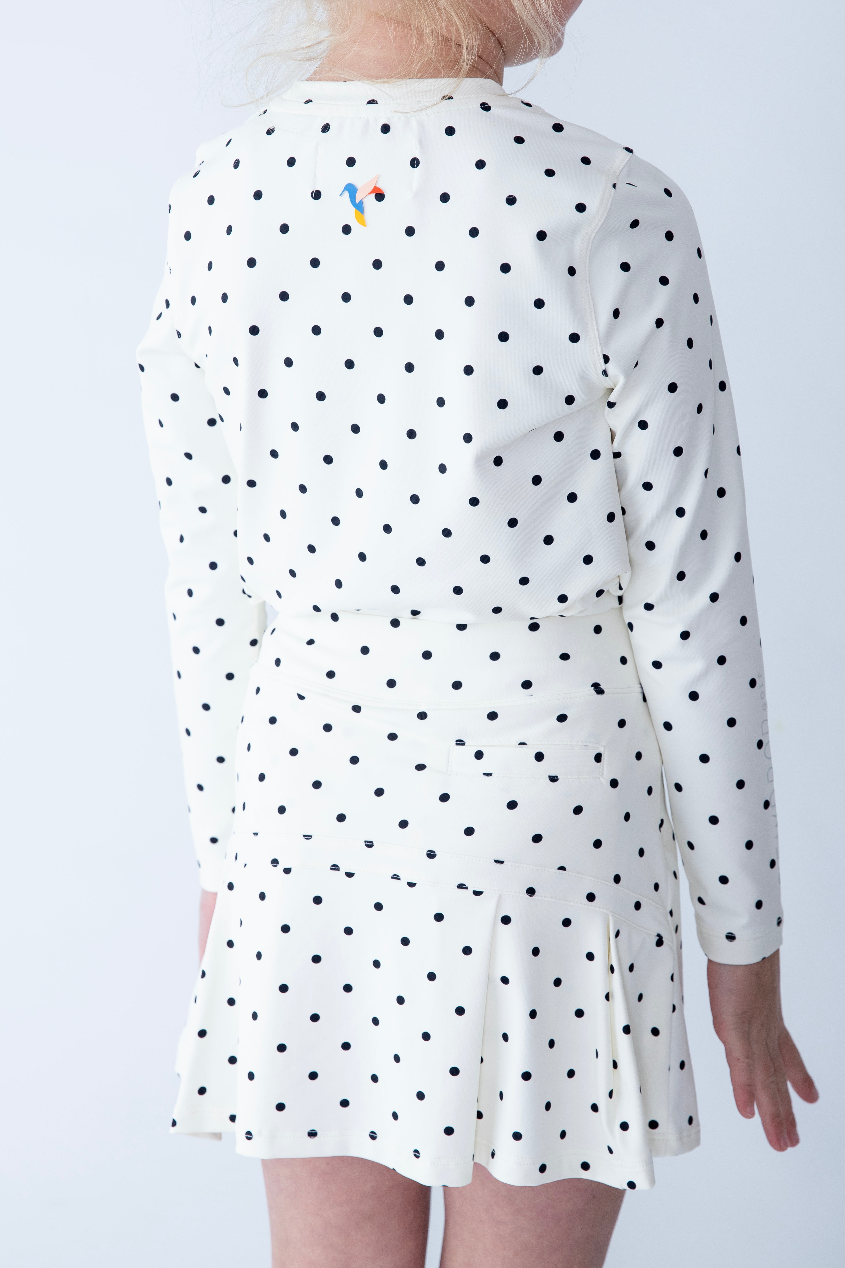 girls long sleeve dot