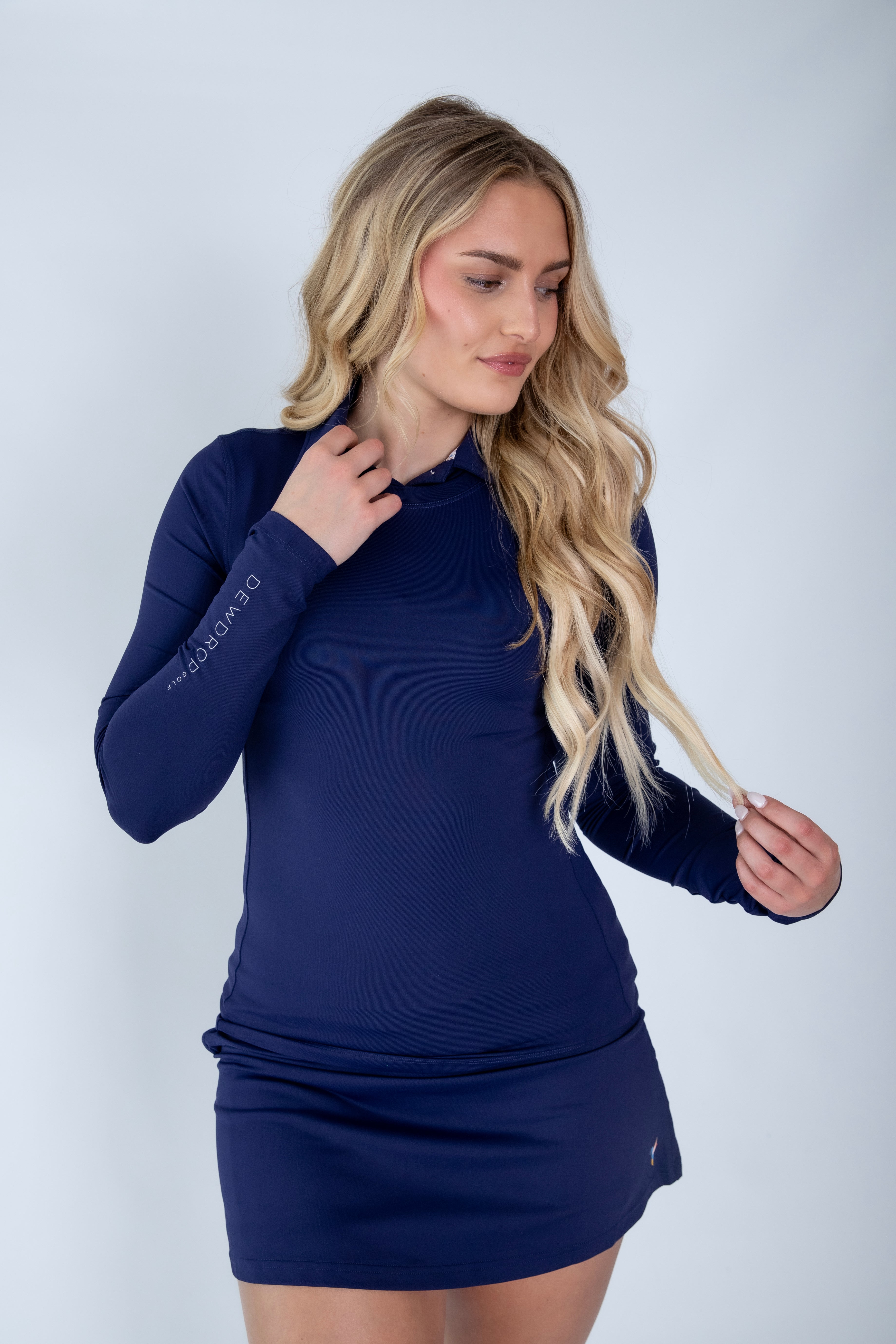 Women's long sleeve navy