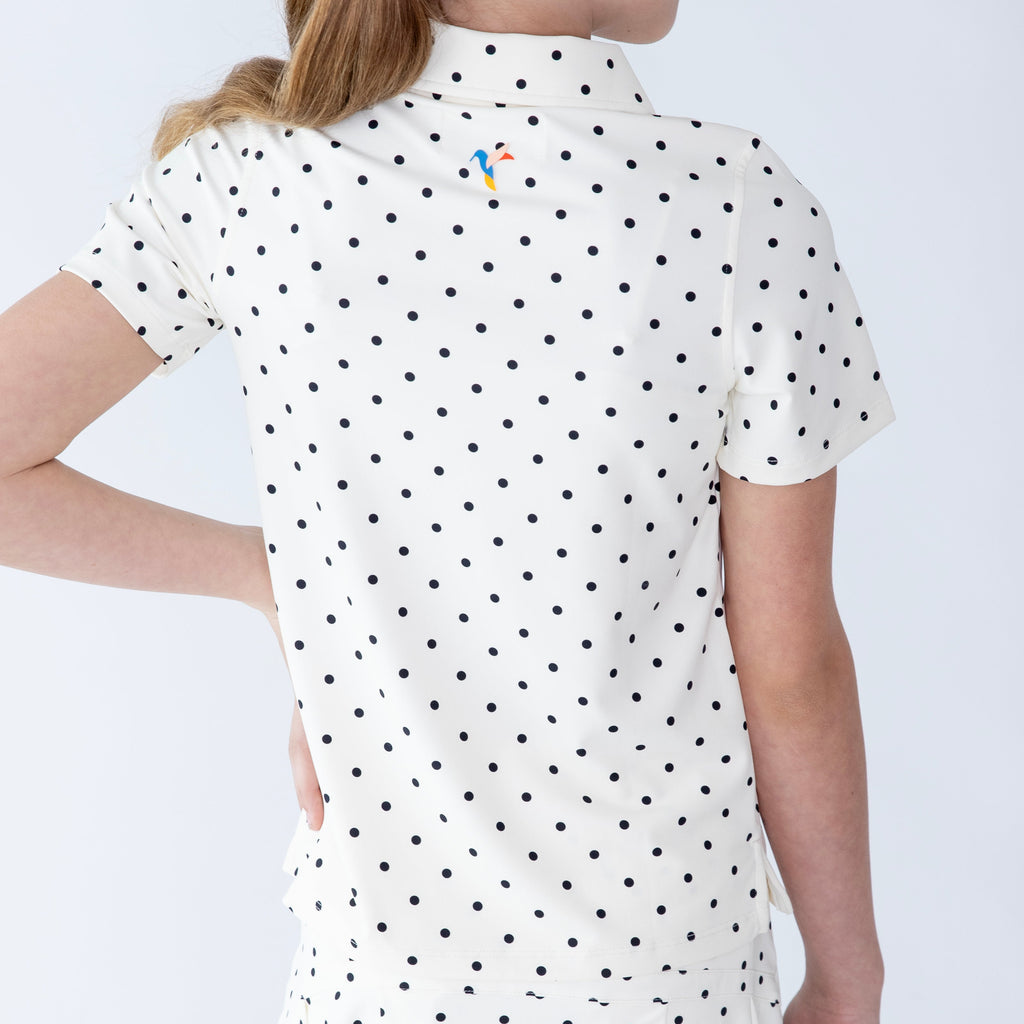 Girls short sleeve dot